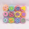 Herramientas de Pintura con Sello de Esponja para Niños, Pinceles de Esponja Herramientas de Estampado Eva, Pinceles de Pintura Graffiti DIY para Niños