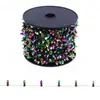 Cadena de Luces Navideñas Decorativa Cadena de Luces Pequeñas Cuentas de Luz Brillantes Galvanizadas Decoración de Guirnalda para Árbol de Navidad Accesorios Navideños para Bricolaje
