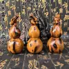Suministros taoístas calabaza de madera de azufaifo calabaza regao adornos para joyería mango