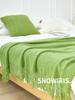 Manta Sofá Avanzada Ins Manta Color Sólido Caramelo Manta para Siesta Lujo Ligero Estancia en Casa Bandera de Cama Toalla Decorativa para Pie de Cama