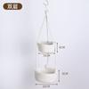 Cesta de Frutas Cesta Suspensa Fio de Algodão Trançada Camada Única Camada Dupla Camada Tripla Armazenamento Montada na Parede Bandeja de Frutas e Legumes Armazenamento de Vegetais e Frutas