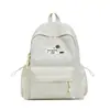 Mochila Escolar Simples de Aparência Sofisticada Estilo Coreano para Alunas do Ensino Fundamental, Médio e Superior, Mochila de Grande Capacidade, Mochila Leve Casual para Viagem