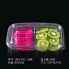 Cajas Desechables para Comida de Fruta, Empaque Engrosado para Cortar Fruta con Tapas, Cajas de Empaque para Bandejas de Fruta Cortada Fresca, Cajas para Cortar Fruta y Ensalada