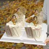Decoração de Bolo para o Dia das Mães Chinês 2025 Ornamentos Estilo Nacional Cheongsam Elegante Ventilador de Tomada Tela Decorativa para Mãe