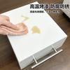 Estante de Almacenamiento para Cafetera Popular Transfronterizo Estante Elevado de Escritorio para Horno de Microondas Extraíble Caja de Almacenamiento a Prueba de Polvo para Bolsitas de Té en Encimera