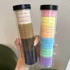 Activity Estilo Coreano Goma para el Cabello sin Costuras Alta Elasticidad Simple Duradera Cuerda para el Cabello Goma Básica de Colores para Mujeres