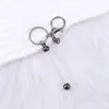 Chaveiro de Miçangas DIY Transfronteiriço Chaveiro de Metal Colorido Pingente para Conjunto de Fone de Ouvido de Celular Chaveiro de Miçangas Fofo