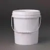 Atacado em Estoque Balde de Plástico para Tinta de 20L com Tampa, Balde de Plástico Espessado e Durável, Barril Redondo Estilo Americano com Bico para Óleo