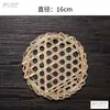 Esterilla de red de bambú tejida para olla de hierro fundido antiadherente, pieza de esterilla de bambú hexagonal para fondo de olla, artefacto antiadherente para fondo, red de esterilla de bambú, rejilla de bambú para estofar pescado