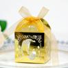 Comercio exterior nuevo hueco niña hermosa y caballo verde oscuro caja de dulces boda caja de cartón para dulces de chocolate en stock