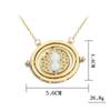Joyería de Venta Caliente Transfronteriza, Artículos de Películas y Series de Televisión Europeas y Americanas, Accesorios de Collar Reloj de Arena Convertidor de Tiempo de Potter, Colgante de Aleación