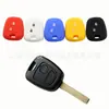 Capa de silicone para chave de carro para Peugeot 206307 Citroen 2 dobrável capa para chave de carro