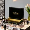 Caixa de Couro Personalizada, Caixa de Mahjong de Couro PU de Alta Qualidade com Tampa Flip-Top, Caixa de Embalagem, Caixa de Presente para Armazenamento de Peças de Xadrez e Cartas com Estampagem a Quente