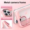 Adecuado para Funda de Teléfono iPhone 16 Pro Max, Protección de Disipación de Calor, Funda de Teléfono con Panel Trasero de PC Transparente Apple 17, Anti-Caída