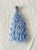 Peluca de Muñeca de Algodón 25cm Cabello Ondulado de Seda Suave con Degradado de Onda de Agua para Muñecas Bjd