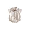 Bata Enteriza Ins para Bebé para Niños, Guapo Caballero Pajarita, Camisa para Fiesta de un Año, Mameluco