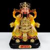 Adorno de Estatua del Dios de la Riqueza, Pintado con Atuendo Rojo, Estatua de Buda Dios de la Riqueza que Atrae la Riqueza para la Adoración, Fabricante Mayorista de Estatuas de Buda de Resina