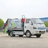 El nuevo camión de basura de compresión híbrido enchufable de energía puede equiparse con un mecanismo de volcado para la recolección de residuos domésticos urbanos con cero emisiones