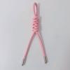 Cordão Minimalista Cor Sólida Dopamina Série Miu Ponto de Salto Poliéster Fiado DIY Feito à Mão Corda Tecida Pingente de Bolsa Chaveiro