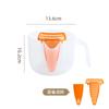 Processamento Personalizado pelo Fabricante Batedor de Ovos de Grande Capacidade Tigela para Mistura de Panificação Separador de Óleo para Sopa de Cozinha