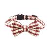 Nuevo collar para mascotas, collar fresco para gato, pajarita a juego, collar de pata de gallo para gato con cascabel, pajarita
