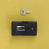 Cierre de Hebilla de Candado para Maleta Tipo Snap Varilla de Tirón con Contraseña Candado de Caja Tipo Llave Hebilla Candado Piezas Accesorios de Hebilla para Estuche de Viaje de Cuero