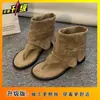 Botines western cortos Melard, Sandalias romanas de espiga para mujer, Estilo británico, Chanclas de tira con borla, Nuevo modelo 2026