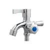 Grifo de Doble Salida para Uso Doméstico, Una Entrada y Dos Salidas, Adaptador Universal de Doble Control y Doble Conexión para Lavadora, Venta al por Mayor de Doble Salida de Agua