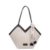 Bolsa de Grande Capacidade Feminina 2024 Nova Bolsa Tote Touche de Alto Nível para Trabalho Bolsa de Ombro Bolsa de Braço Bolsa Tote para Aula