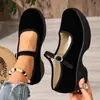 Zapatos de Tela Old Beijing al por Mayor, Zapatos Casuales, Zapatos Cómodos para Mujer de Suela Blanda Negros, Zapatos Individuales para Mujer, Zapatos para Mamá, Zapatos Transfronterizos para Mujer