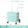 Carrito de Compras con Mango Ensanchado para Uso Doméstico, Puede Sostener Botellas de Agua, Carrito Pequeño de Comestibles con Ruedas Ensanchadas, Carrito para Acampar al Aire Libre