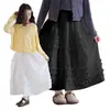 Falda Media Lisa para Niña, Nuevo Estilo Sencillo, Falda Larga Versátil para Niños con Dobladillo Amplio y Encaje, Elegante Vestido tipo Hada