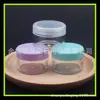Caixa pequena redonda de maquiagem 15ml caixa com glitter creme engarrafado 15g máscara frasco pequeno para amostra caixa de creme frasco de pó de glitter