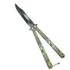 Venta Directa de Fábrica hoja sin abrir mariposa práctica cuchillo de sacudir la mano entrenamiento ejercicio de mano cuchillo mariposa juego cuchillo de juguete