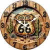 Reloj de Pared de Madera Más Vendido Transfronterizo, Estilo Industrial Retro, Reloj Decorativo, Reloj Silencioso Creativo Personalizado para Sala de Estar y Dormitorio