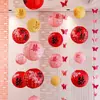 Nuevas Linternas de Papel para Boda Feliz con Palabras Felices Linternas de Papel Decoración de Habitación de Boda Decoración Festiva Colgantes de Decoración de Boda