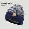 Gorro de Lana Tejido Hueco para Mujer Otoño Invierno Cálido Adelgazante para la Cara Slouchy Versátil Protección para los Oídos Cubre Cabeza