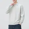 Ropa para Hombre Fengshe / Nuevo Suéter Retro Japonés de Primavera y Otoño Versátil para Hombre Cuello Camisero Manga Larga Sudadera de Felpa Corte Holgado