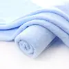 Suministro Directo de Fábrica Toalla Infantil Lisa de Fibra de Bambú 25*50cm Guardería Niños Limpiarse la Cara Absorbente Suave Toalla Facial