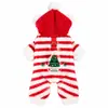 Nueva ropa para mascotas de otoño e invierno, ropa cálida de forro polar navideña de cuatro patas para perros y gatos pequeños y medianos, venta al por mayor transfronteriza