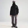 Nova Jaqueta Hardshell para Uso Externo Feminina, Camada Interna de Fleece Três em Um, Jaqueta de Montanhismo, À Prova de Vento e Impermeável, Jaqueta de Outono e Inverno para Homens