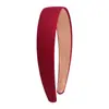Diadema de satén de 3 cm diadema de tela de ala ancha retro tocado de temperamento dulce pasador para el cabello de niñas accesorios para el cabello