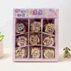 Clip de Plástico PP Láser Acrílico Cartoon Labubu Stitch para Cuaderno Multifuncional Clip Estudiante Almacenamiento Doble Cara