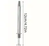 Tornillo Agarrador de Bolas Pinza de Cuatro Garras Acero de Titanio Tapón para el Oído de Bola Hebilla Giratoria de Tornillo Accesorios Pendientes Pendientes para Mujer Fácil de Usar