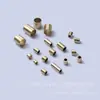 Tubes de Posicionamento Planos Preenchidos com Ouro 14K, Tubos Retos Pequenos, Contas de Posicionamento, Tubos Espaçadores para Pulseiras DIY, Materiais de Acabamento e Acessórios dos EUA