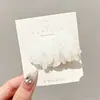 Pinza para el pelo de lazo estilo coreano, nuevo modelo 2026, pinza BB de alta gama para flequillo y patillas, pinza de pico de pato lateral