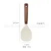 Suministro Directo de Fábrica Sartén Antiadherente Juego Especial de Cuchara y Espátula Mango de Madera Espátula de Silicona Utensilios de Cocina para el Hogar Espátula Cuchara Resistente a Altas Temperaturas