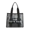 Bolso Transparente Impermeable Nuevo Estilo Europeo y Americano para Madre e Hija, Bolso de Gelatina de Moda para Mujer, Bolso de Hombro Tote de Gran Capacidad