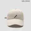 Boné de Baseball Simples Bordado para Homens e Mulheres, Proteção Solar e Sombra, Chapéu Versátil Respirável de Verão Estilo Coreano Tendência