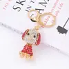 Chaveiro Criativo Cão de Orelhas Grandes Amazon Pendant Pequeno Ornamento para Mochila de Cachorro Metal Pequeno Presente Chaveiro Atacado